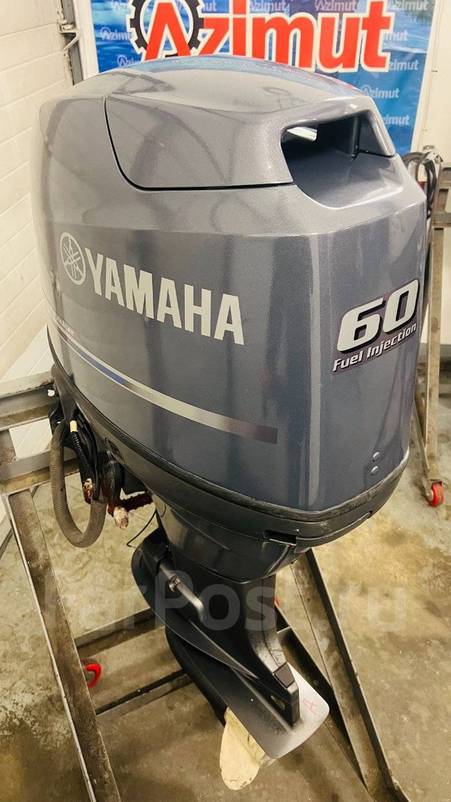 лодочный мотор YAMAHA F 60, из Японии, карбюраторный.