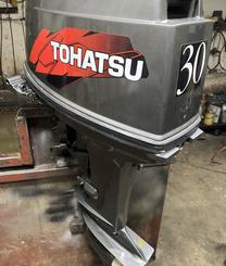 лодочный мотор TOHATSU 30 , нога короткая , из Японии,  ПОД ДИСТАНЦИОННОЕ УПРАВЛЕНИЕ