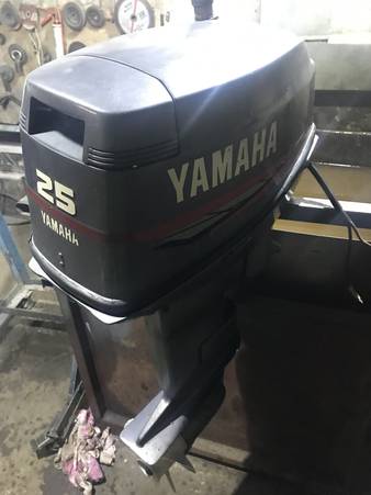 лодочный мотор YAMAHA 25 , нога короткая, из Японии