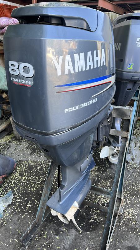 лодочный мотор YAMAHA F 80, ИНЖЕКТОРНЫЙ, из Японии, (раздушен до 90 л.с.), нога L (508),