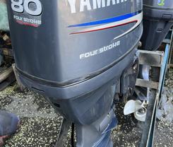 лодочный мотор YAMAHA F 80, ИНЖЕКТОРНЫЙ, из Японии, (раздушен до 90 л.с.), нога L (508),